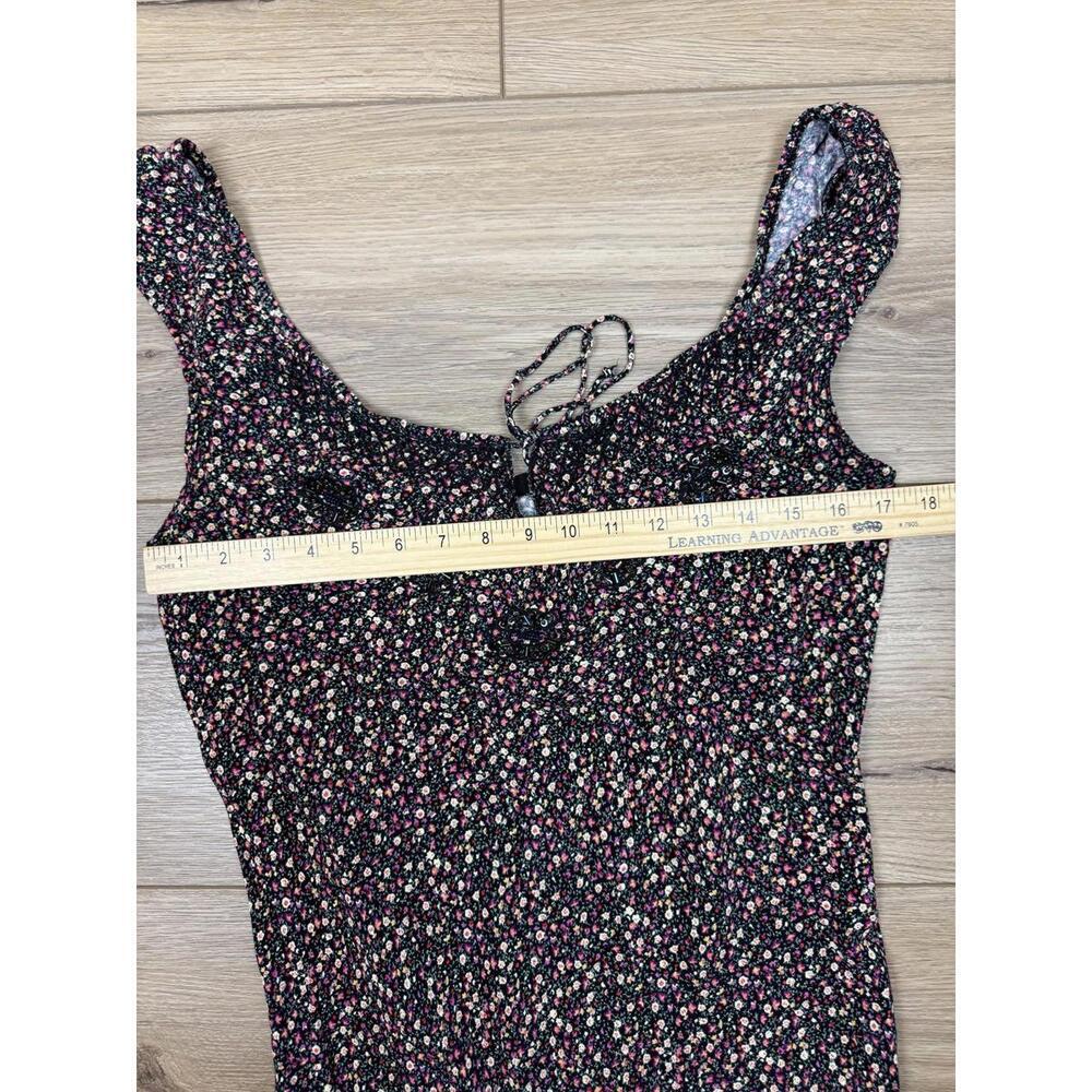 Rampage Y2K Dress Juniors 7 Floral Beaded Butterfly Sundress Midi Summer - Picture 8 of 11